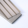 Decorative Champagne Baseboard Covers Clips Flexible Metal Wall 60mm